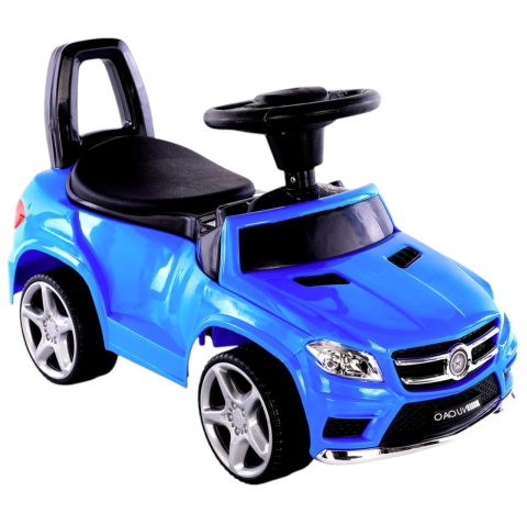 Masinuta copii 5188T albastru, 6V cu maner parental, lumini si muzica, 1-3 ani, 20 kg [4]