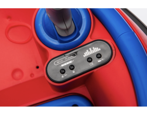 Masinuta Electrica Bumper Car DLS-K1 Nava Spatiala Rosu, Rotire 360, Bluetooth, 1-6 ani [3]