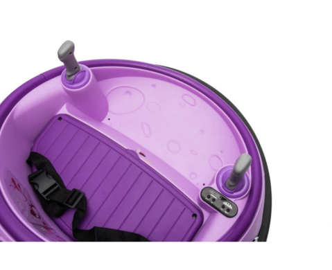 Masinuta Electrica Bumper Car DLS-K1 Nava Spatiala Roz, Rotire 360, Bluetooth, 1-6 ani [4]