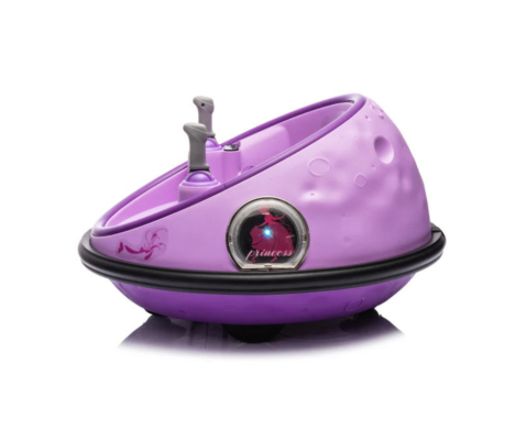 Masinuta Electrica Bumper Car DLS-K1 Nava Spatiala Roz, Rotire 360, Bluetooth, 1-6 ani [2]