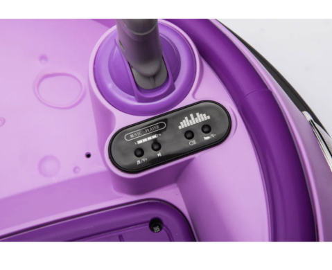 Masinuta Electrica Bumper Car DLS-K1 Nava Spatiala Roz, Rotire 360, Bluetooth, 1-6 ani [5]