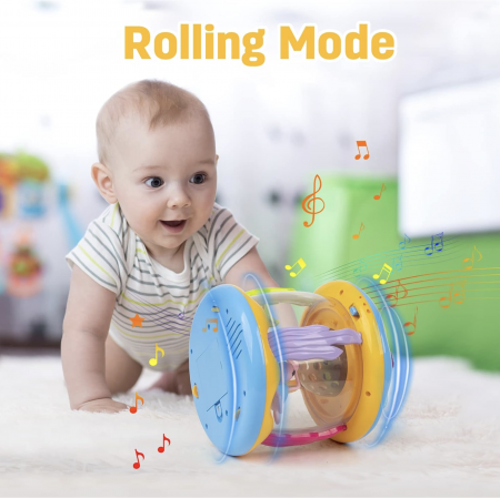 Toba interactiva pentru bebelusi cu carusel si proiectii [8]