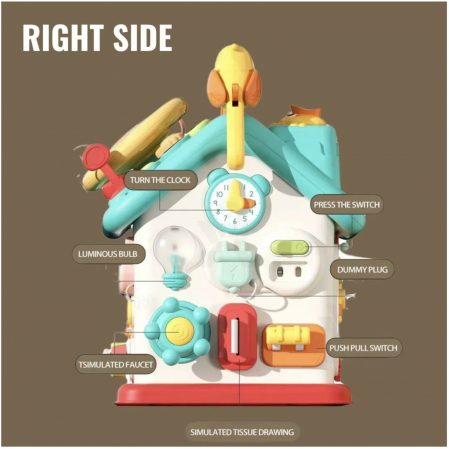 Centru de joaca – Casuta cu 16 activitati educationale [6]