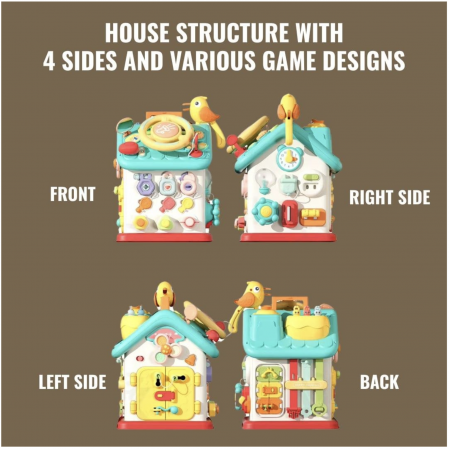 Centru de joaca – Casuta cu 16 activitati educationale [4]