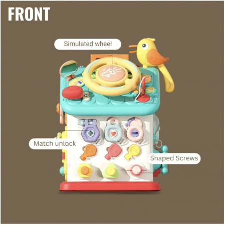 Centru de joaca – Casuta cu 16 activitati educationale [5]