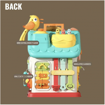 Centru de joaca – Casuta cu 16 activitati educationale [8]