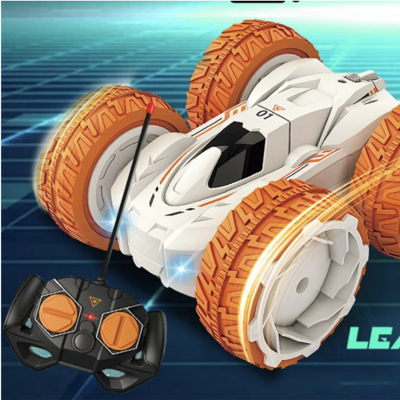 Masinuta acrobatica Flat cu telecomanda si lumini – rotire 360° [3]