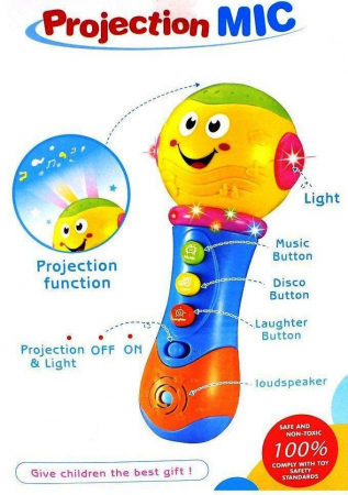 Microfon cu proiectii si melodii Baby Mic [3]