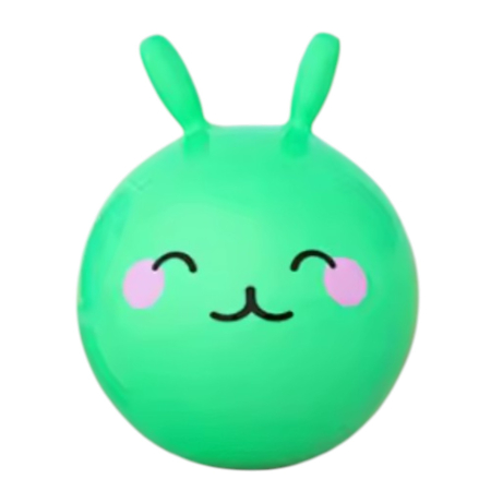 Jocuri si Jucarii - Minge de Sarit cu Manere pentru Copii, PVC, 45 cm, Verde