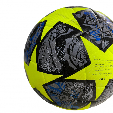 Minge fotbal Liga Campionilor, marimea 5, verde neon [2]