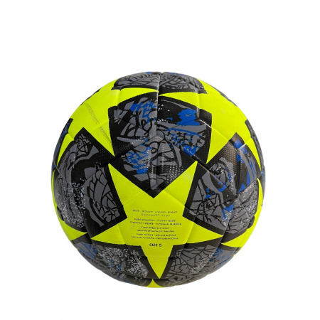 Jucarii cu apa si articole sportive pentru copii - Minge fotbal Liga Campionilor, marimea 5, verde neon