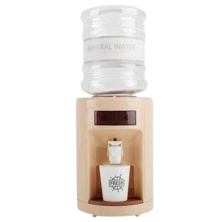 Jocuri si Jucarii - Mini Dozator de apa de jucarie Happy Gourmet, functional, bej, 30 cm, 3-6 ani