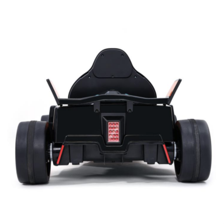 Kart electric copii Formula 1 DLS-K09, licentiat, 12V, 2 motoare, telecomanda 2.4G, 3-9 ani, Portocaliu-Negru [8]