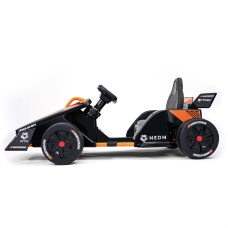 Kart electric copii Formula 1 DLS-K09, licentiat, 12V, 2 motoare, telecomanda 2.4G, 3-9 ani, Portocaliu-Negru [6]
