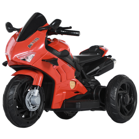 Vehicule electrice - Motocicleta Electrica Copii A118 6V Baterie Chuangxin Motor 380 USB MP3 2-5 Ani, rosu