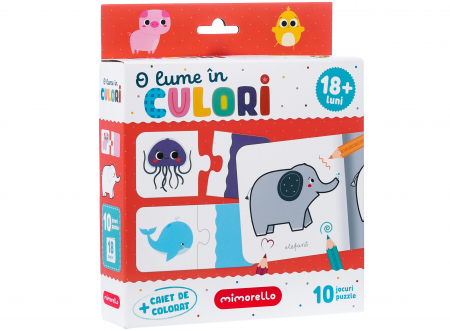 Puzzle clasic - O lume in culori