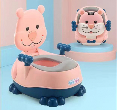 Olite si reductoare - Olita muzicala ergonomica Happy Cat, roz