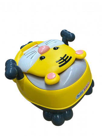 Olita muzicala ergonomica Happy Lion, galben [6]