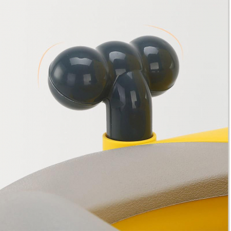 Olita muzicala ergonomica Happy Lion, galben [10]