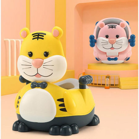 Olita muzicala ergonomica Happy Lion, galben [3]