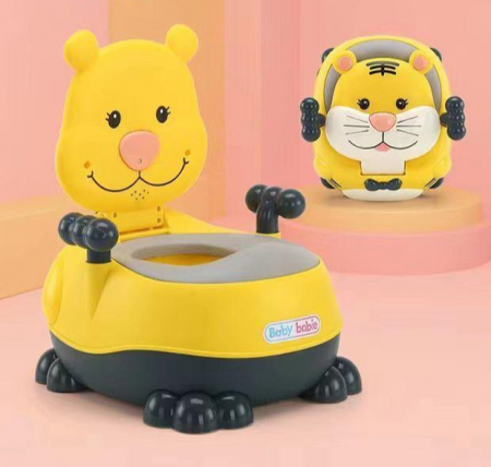 Olite si reductoare - Olita muzicala ergonomica Happy Lion, galben