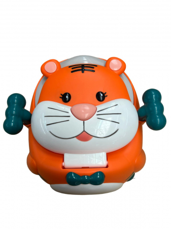 Olita muzicala ergonomica Happy Tiger, portocaliu [5]
