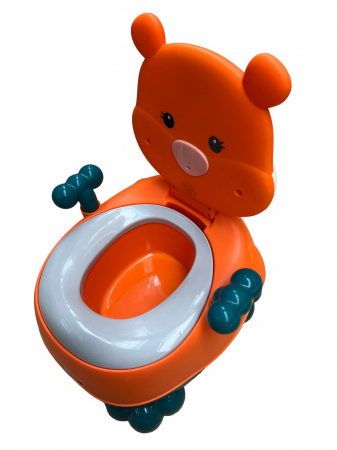 Olite si reductoare - Olita muzicala ergonomica Happy Tiger, portocaliu