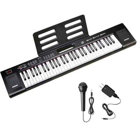 Artist - instrumente muzicale - Orga cu Microfon si Incarcator la Priza – 61 Clape, 200 Tonuri si 200 Ritmuri