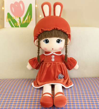 Jocuri si Jucarii - Papusa Angel din Plus Corai - Spune Rugaciunea Inger-Ingerasul Meu