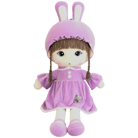 Jocuri si Jucarii - Papusa Angel din Plus Lila - Spune Rugaciunea Inger-Ingerasul Meu