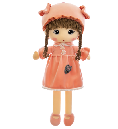 Jocuri si Jucarii - Papusa Angel din Plus Roz - Spune Rugaciunea Inger-Ingerasul Meu