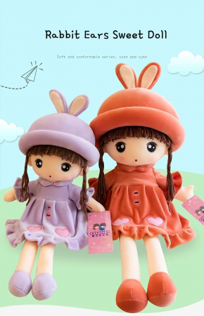 Papusa Angel din plus, spune Inger-Ingerasul meu, mov [4]