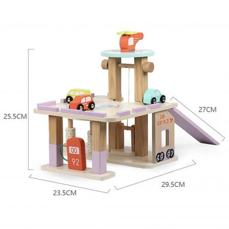 Parcare supraetajata cu 3 nivele si heliport, Mini Parking Lot [3]