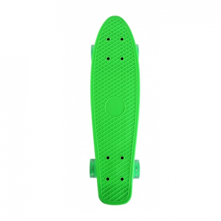 Skateboard - Penny Board Cu Lumini In Roti, verde