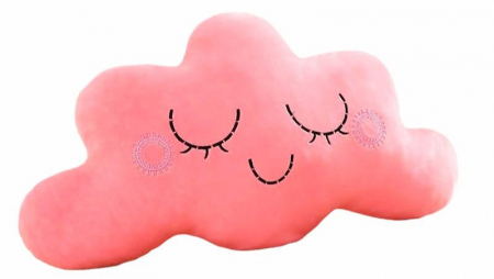 Plusuri pentru bebe - Perna norisor din plus, 65 cm, roz