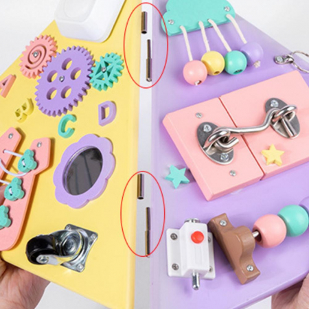 Piramida Montessori cu 25 de activitati Tine-l Ocupat si Invata-l, din lemn [10]