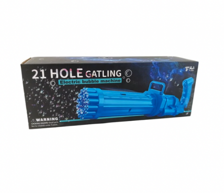Pistol de facut baloane cu 21 gauri, cu baterii, negru [6]