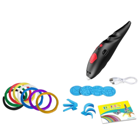 Jocuri de indemanare manuala - Pix 3D cu 8 filamente si incarcator USB