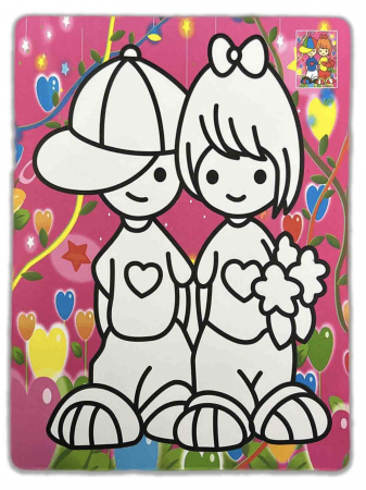 Plastilina, slime, nisip de modelat - Planssa A4 Pictura cu Nisip colorat