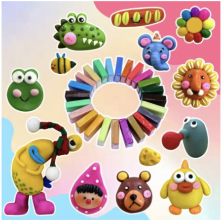 Set Plastilina Colorata pentru Modelaj – 24 Culori si Accesorii [10]
