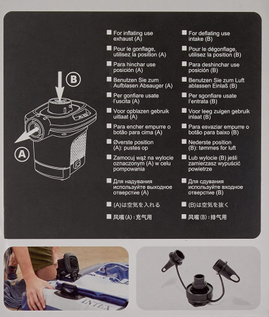 Pompa de aer Electrica, 220V, Intex, 66640 [5]