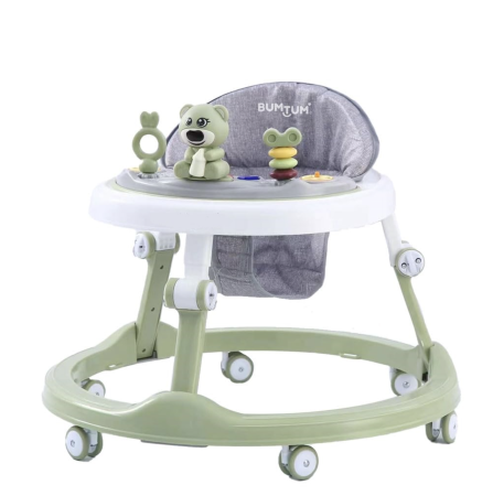 Premergatoare si antemergatoare - Premergator Multifunctional P7 Ursulet Verde cu Panou Muzical