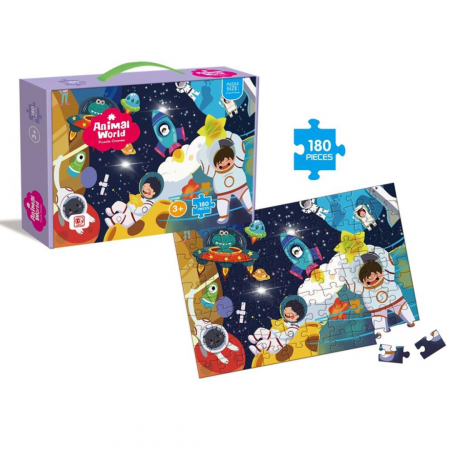Jocuri si Jucarii - Puzzle clasic, 180 piese, Spatiul Cosmic
