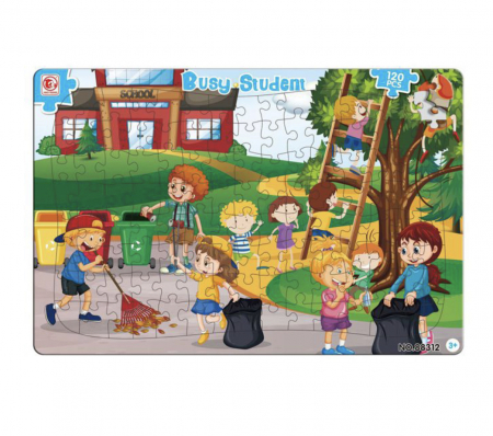 Puzzle clasic - Puzzle clasic, Activitatile elevilor la scoala, 120 piese