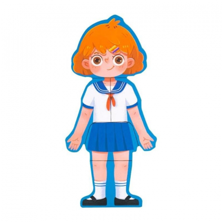 Puzzle din lemn sistemele Corpului uman - Baietel [4]