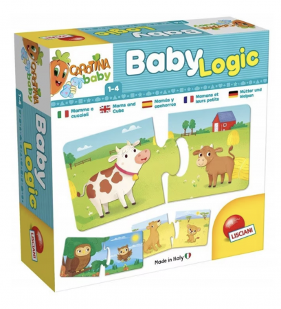 Jocuri si Jucarii - Puzzle Duo Mama si Puiul, cu 32 piese mari