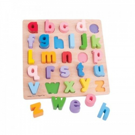 Puzzle Incastru Montessori Cu Litere Mici 3D [3]
