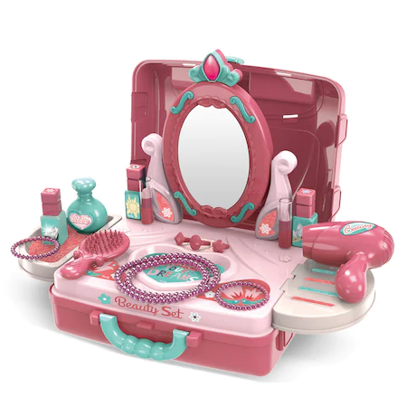 Moda - Mese de frumusete si accesorii - Masuta de toaleta pentru fetite, play set, 008-973A