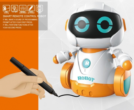Robot cu roti, care urmareste liniile trasate, alb [2]