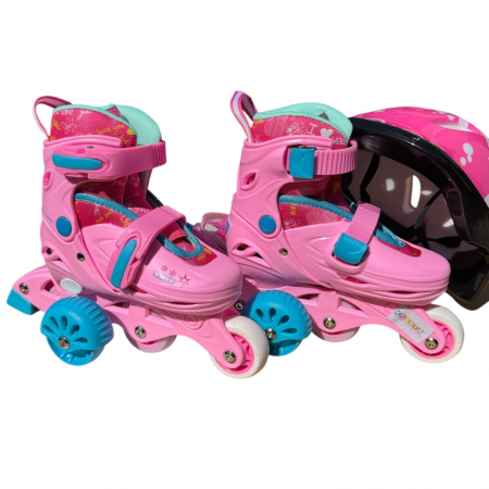 Role copii LW-R6BTS, 29 - 32 roz M, cu roti ajutatoare, cu accesorii de protectie, masuri reglabile [3]